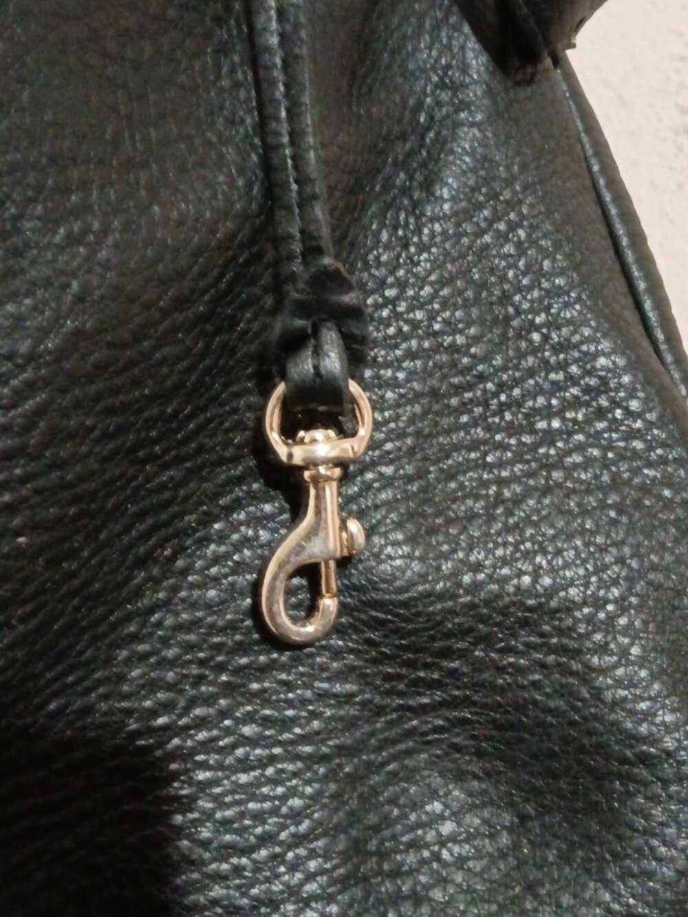 Dooney & Bourke Black Pebble Grain Dillon Hobo Shoulder Sac Large Handbag - Picture 8 of 16